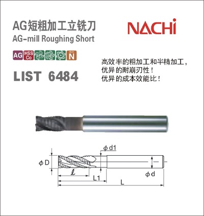 AG粗铣刀标准型